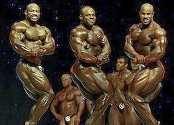 Dexter Jackson, Kai Greene, Victor Martinez