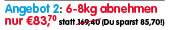6-8 kg abnehmen