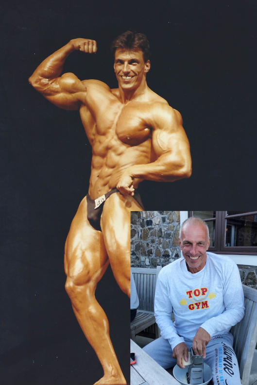 Foto Alfred Neugebauer IFBB Vize Europameister 1987 alt und aktuell 