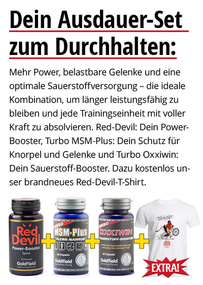  August-Angebot 2: je 1 Dose  Red Devil+MSM Plus+ OxxiWin plus Gratis Shirt Bild 3