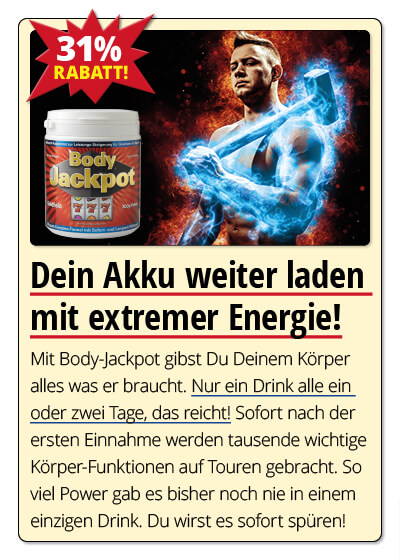  Mai-Angebot 1:  Body Jackpot 300 g Dose 31 % gnstiger Bild 4