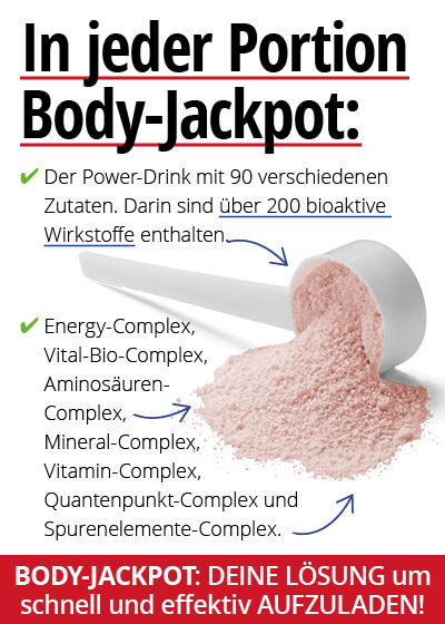   Juli-Angebot 2:  Body-Jackpot 300g Dose 31% g�nstiger plus Gratis Shirt   Bild 5