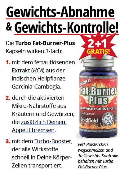  Mai-Angebot 3:  Turbo Fat-Burner Plus 2 Dosen + 1 gratis dazu Bild 3
