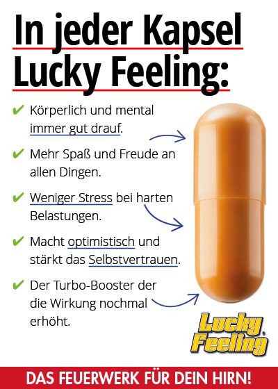  Turbo Lucky-Feeling - Wohlbefinden+mentale Stärke, 60 Kapseln  Bild 2