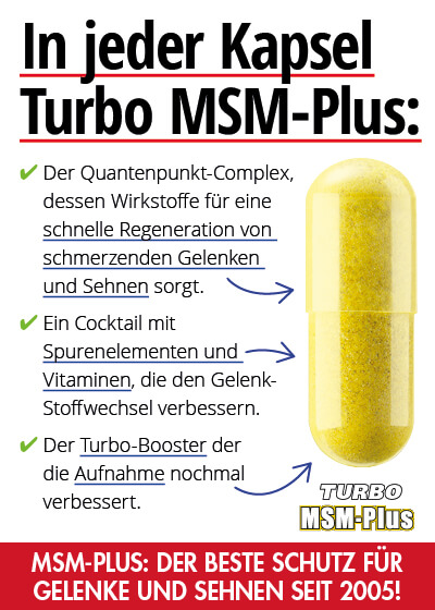   November-Angebot 3:   Turbo MSM Plus  2 Dosen + 1 gratis dazu  Bild 2