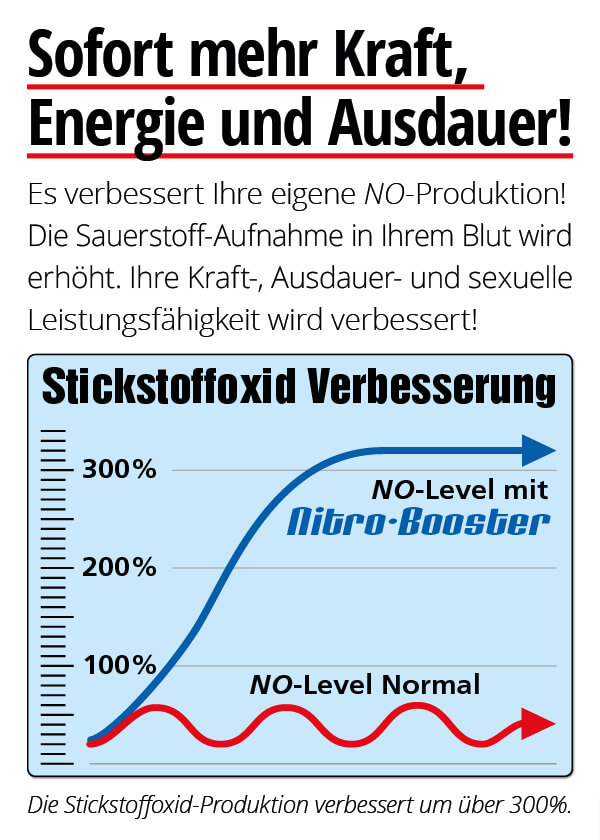 Turbo Nitro-Booster - Stickstoffoxid-Verbesserung, 60 Kapseln Bild 4