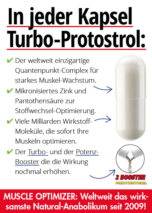 TURBO Protostrol - Muscel-Optimizer, 60 Kapseln  Bild 2