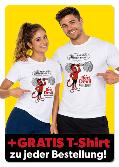   Mai-Angebot:  Red Devil NEU ! 1+1&nbsp;Dose gratis dazu + 1&nbsp;Gratis-T-Shirt  Bild 2