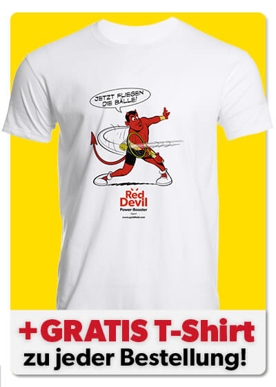   Juli-Angebot 3: je 1 Dose  Red Devil&nbsp;+ Protostrol + Nitro Booster plus Gratis Shirt   Bild 2