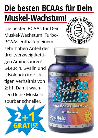   Juni-Angebot 3:  Turbo BCAAs 2 + 1 Dose gratis dazu      Bild 3